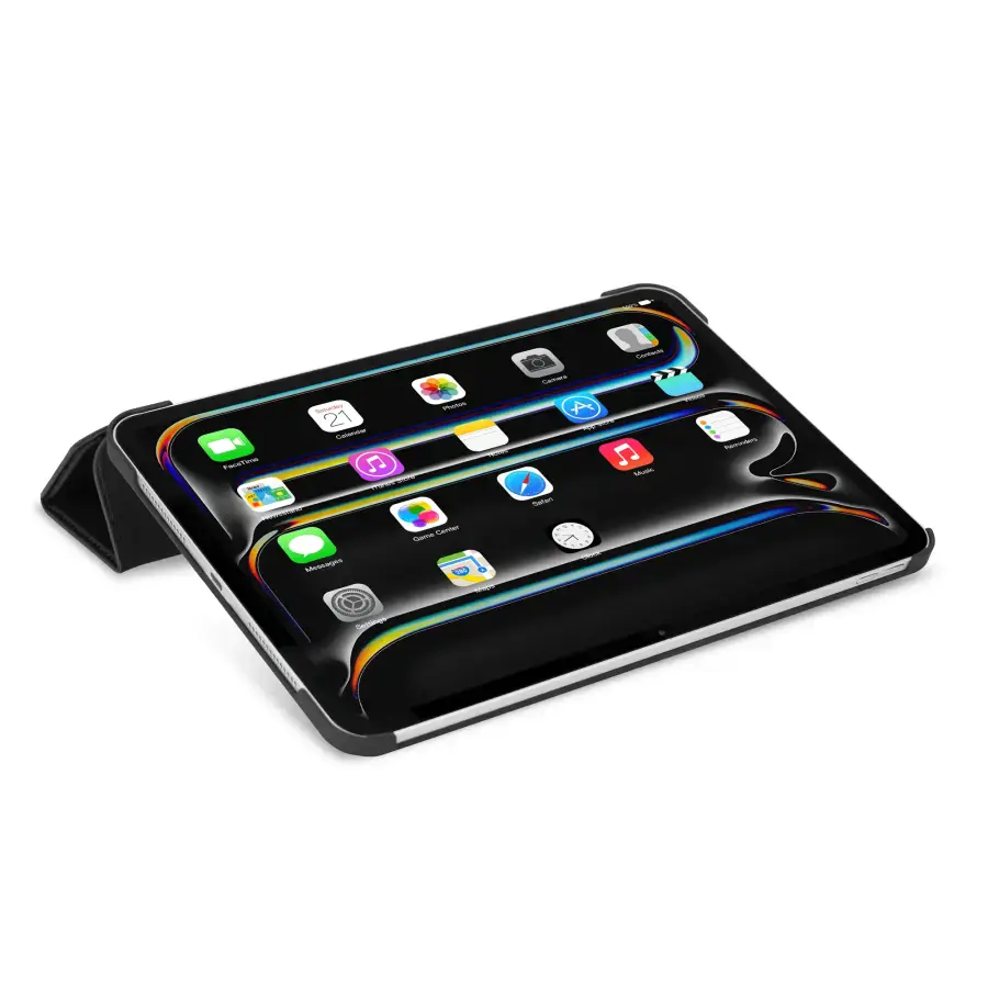 Чохол-книжка DECODED Textured Silicone Slim Case для iPad Pro 11" [M5/M4] - Charcoal Black (D24IPAP11SC1CL)