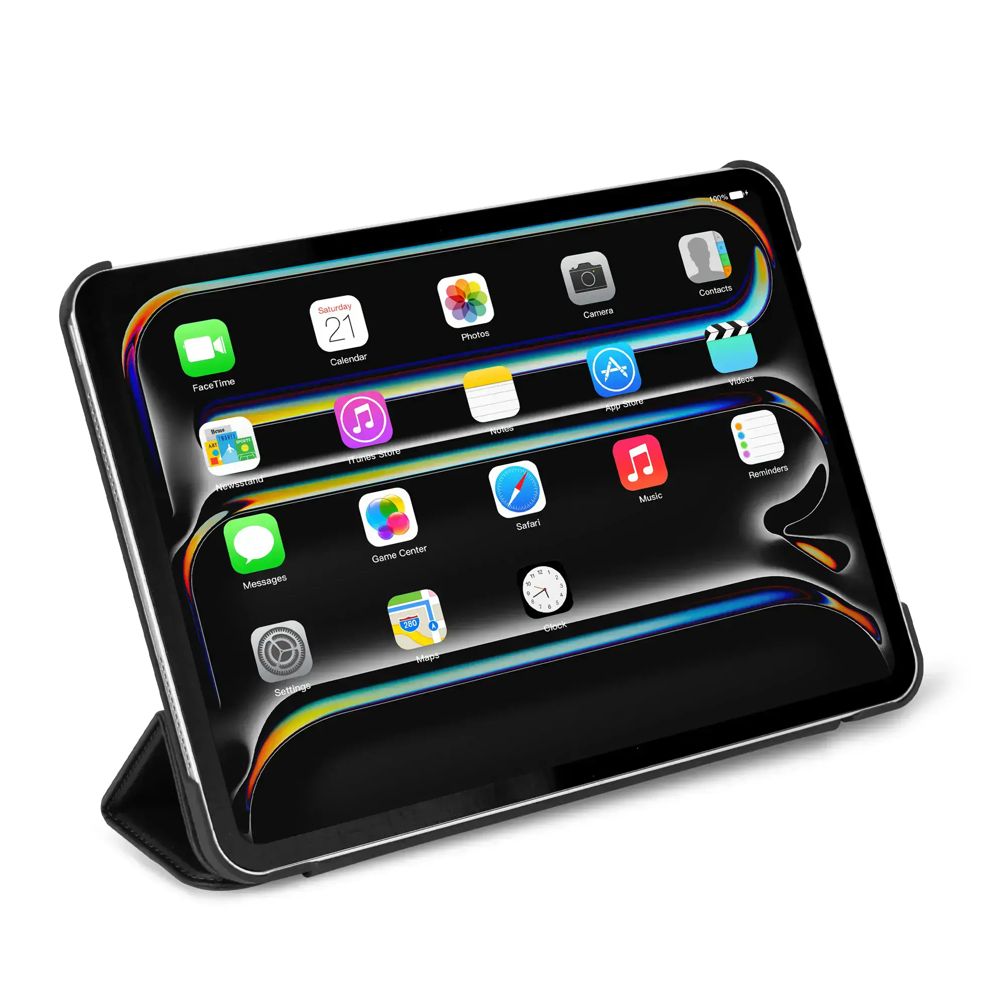 Чохол-книжка DECODED Textured Silicone Slim Case для iPad Pro 11" [M4] - Charcoal Black (D24IPAP11SC1CL)