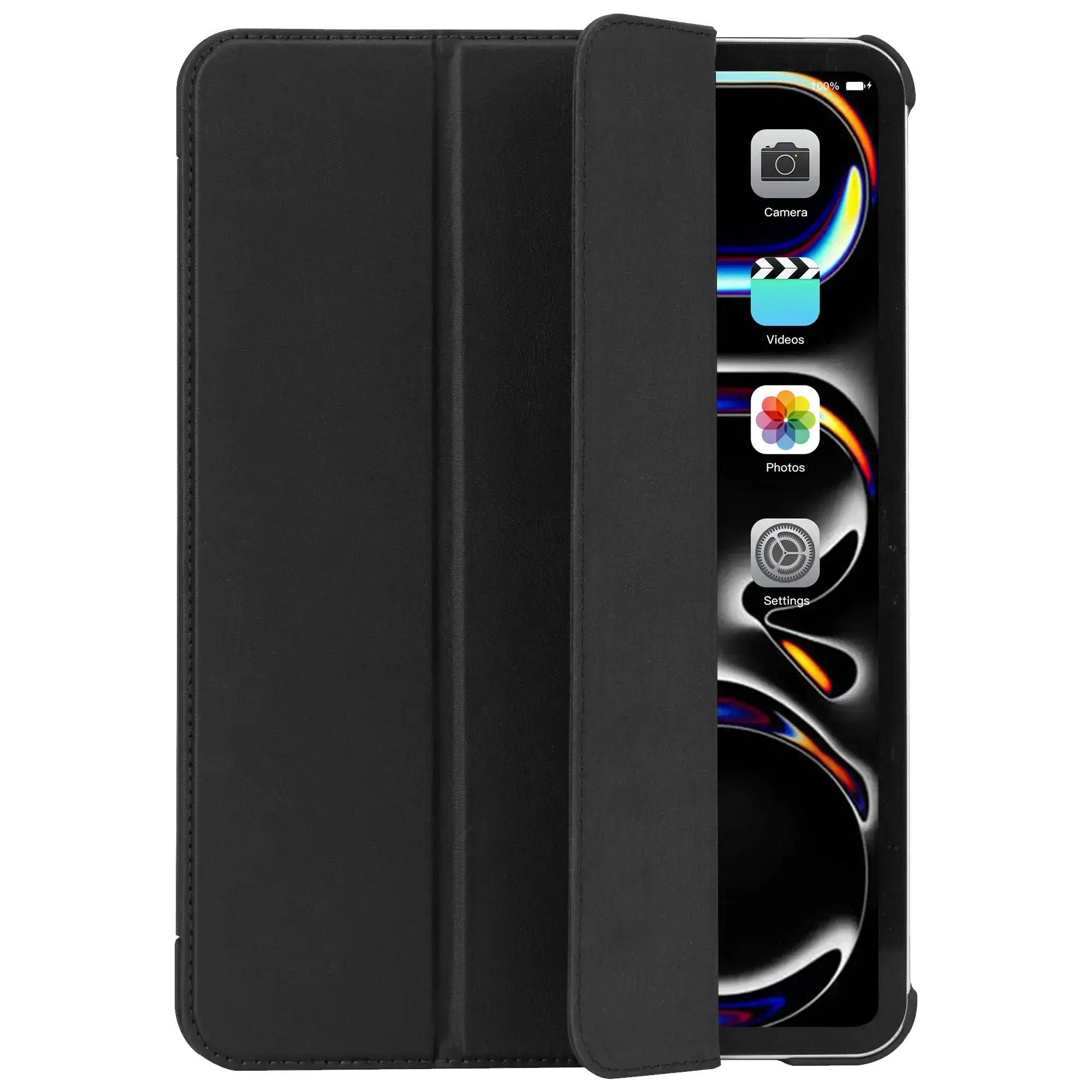 Чохол-книжка DECODED Textured Silicone Slim Case для iPad Pro 11" [M4] - Charcoal Black (D24IPAP11SC1CL)