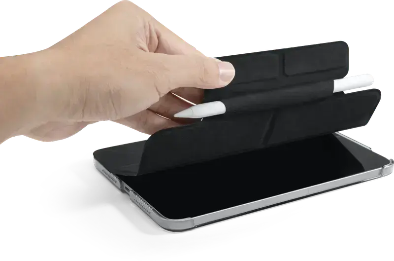 Чохол-книжка LAUT HUEX FOLIO для iPad mini 6/iPad mini 7 та Pencil - Black (L_IPM7_HF_BK)