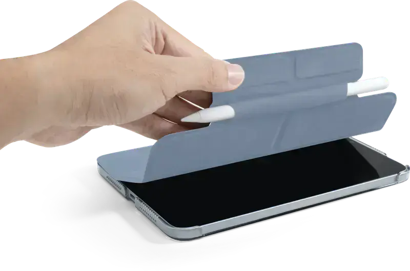 Чохол-книжка LAUT HUEX FOLIO для iPad mini 6/iPad mini 7 та Pencil - Blue (L_IPM7_HF_BL)
