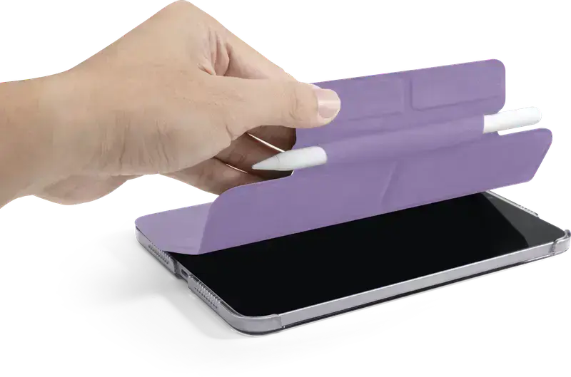 Чохол-книжка LAUT HUEX FOLIO для iPad mini 6/iPad mini 7 та Pencil - Purple (L_IPM7_HF_PU)