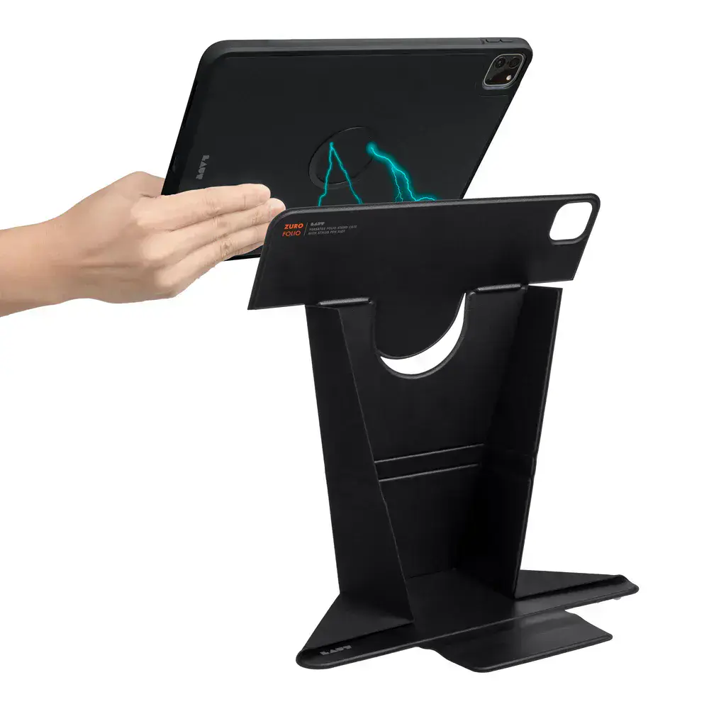 Чохол-книжка LAUT ZURO FOLIO для iPad Air 11" [2024] - Black (L_IPA24S_ZU_BK)