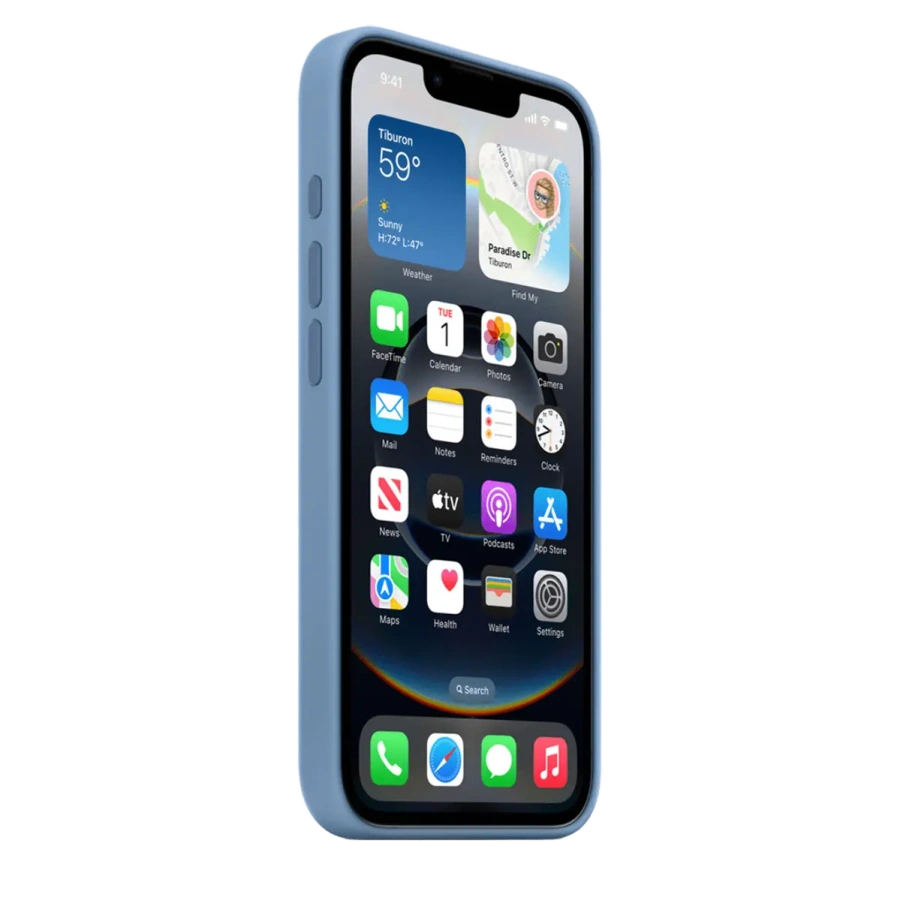 Чохол Lux Copy iPhone 16e Silicone Case – Winter Blue