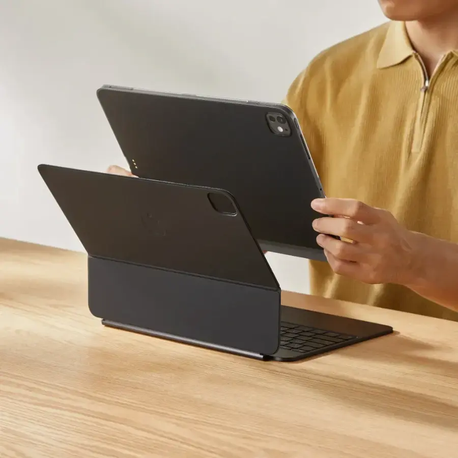 Чехол Pitaka MagEZ Case 2 Plain for iPad Pro 11" [M5/M4] - Black/Grey (KPD2401P)