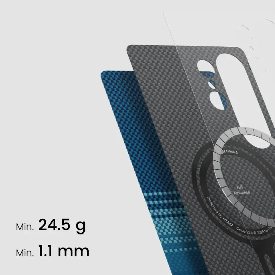 Чехол Pitaka Tactile Woven Case for Samsung Galaxy S25 - Moonrise (KS2502)