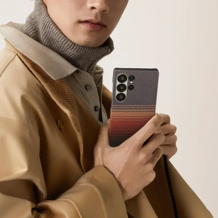 Чехол Pitaka Tactile Woven Case for Samsung Galaxy S25 - Sunset (KS2503)