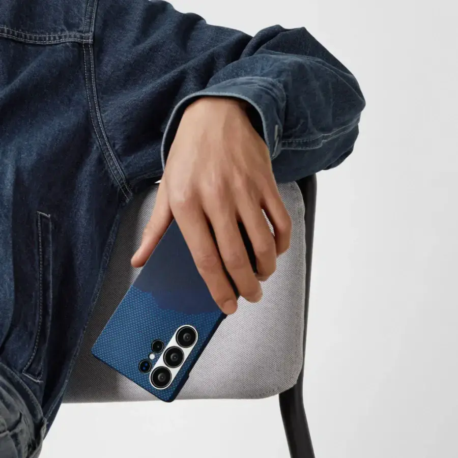 Чехол Pitaka Tactile Woven Case StarPeak for Samsung Galaxy S25 Ultra - Milky Way Galaxy (KS2505U)