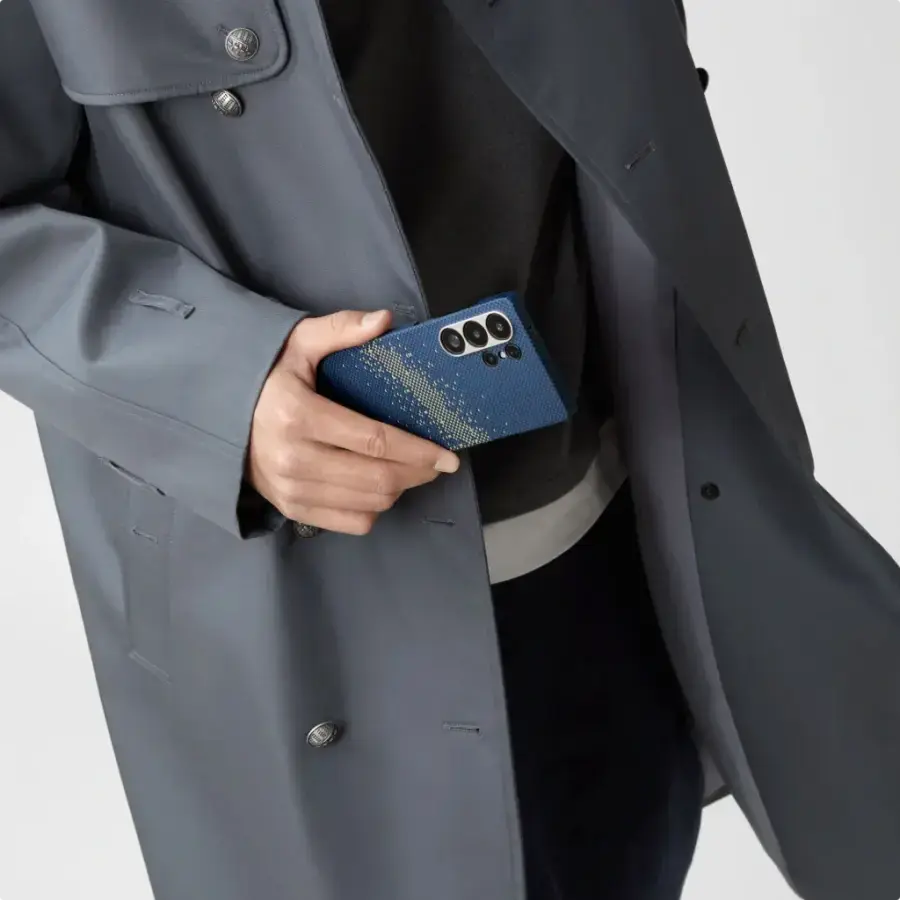 Чехол Pitaka Tactile Woven Case StarPeak for Samsung Galaxy S25 Ultra - Milky Way Galaxy (KS2505U)