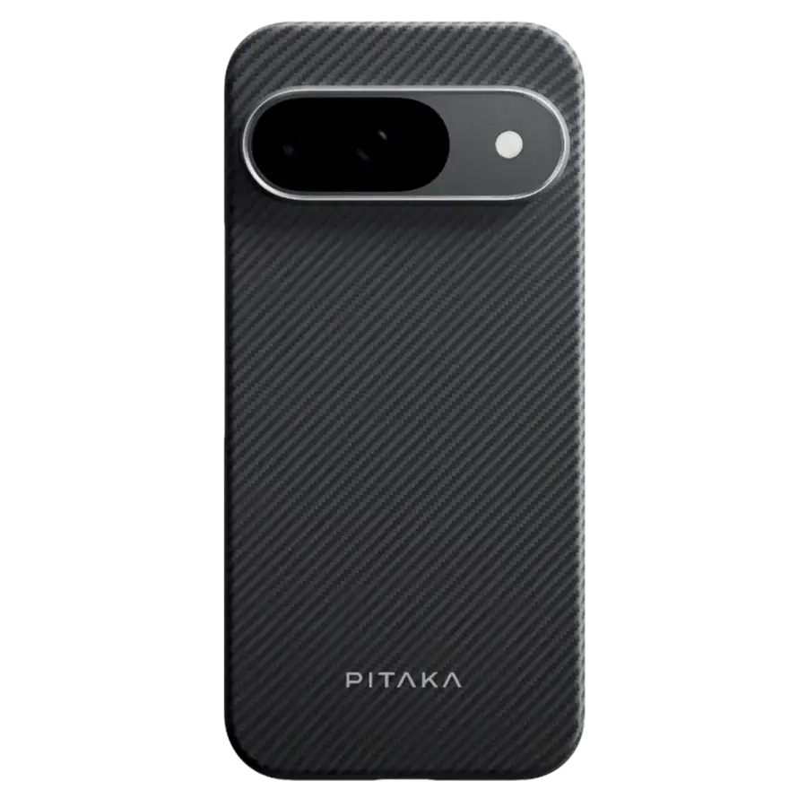 Чохол Pitaka Ultra-Slim Case Classic Twill 600D for Google Pixel 9/9Pro - Black/Grey (GPB2401)
