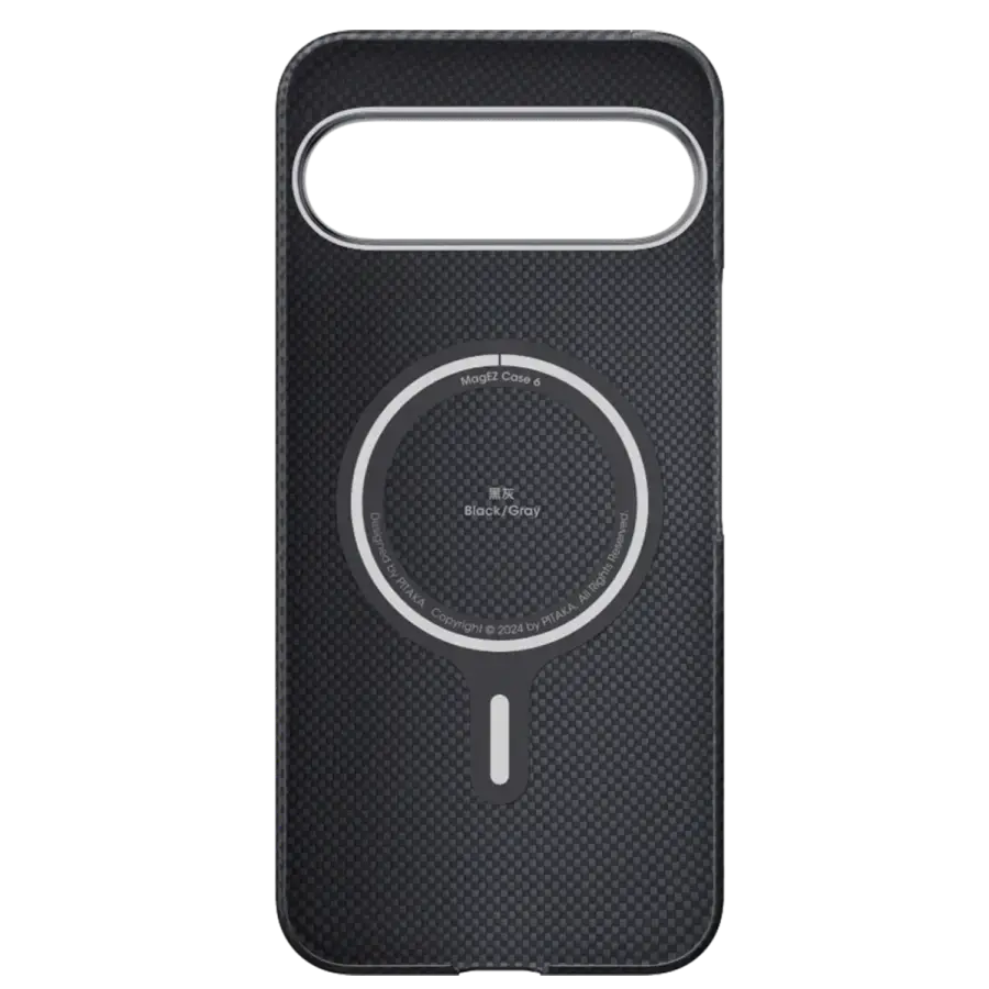 Чохол Pitaka Ultra-Slim Case Classic Twill 600D for Google Pixel 9/9Pro - Black/Grey (GPB2401)