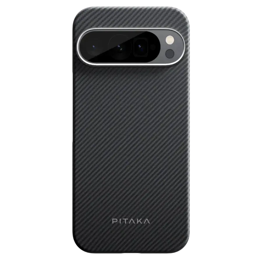 Чохол Pitaka Ultra-Slim Case Classic Twill 600D for Google Pixel 9/9Pro - Black/Grey (GPB2401)
