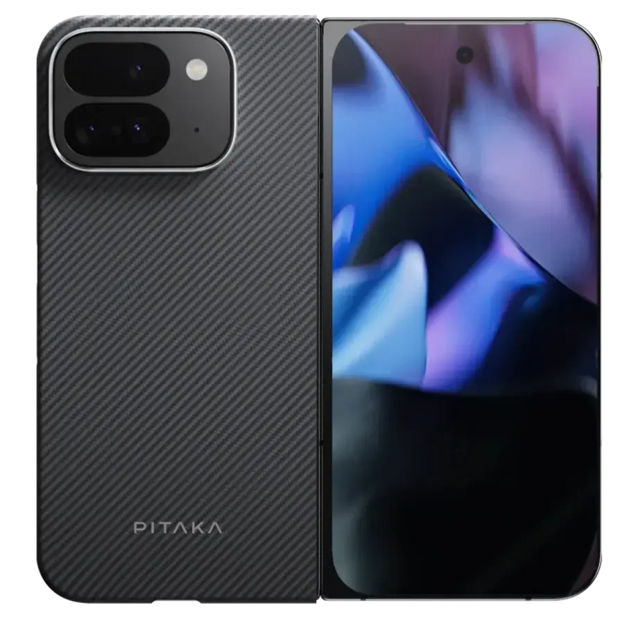 Чохол Pitaka Ultra-Slim Case Classic Twill 600D for Google Pixel 9 Pro Fold - Black/Grey (GFB2403)