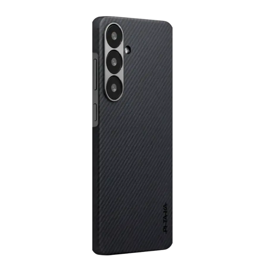 Чохол Pitaka Ultra-Slim Case Classic Twill 600D for Samsung Galaxy S25 - Black/Grey (KS2501)