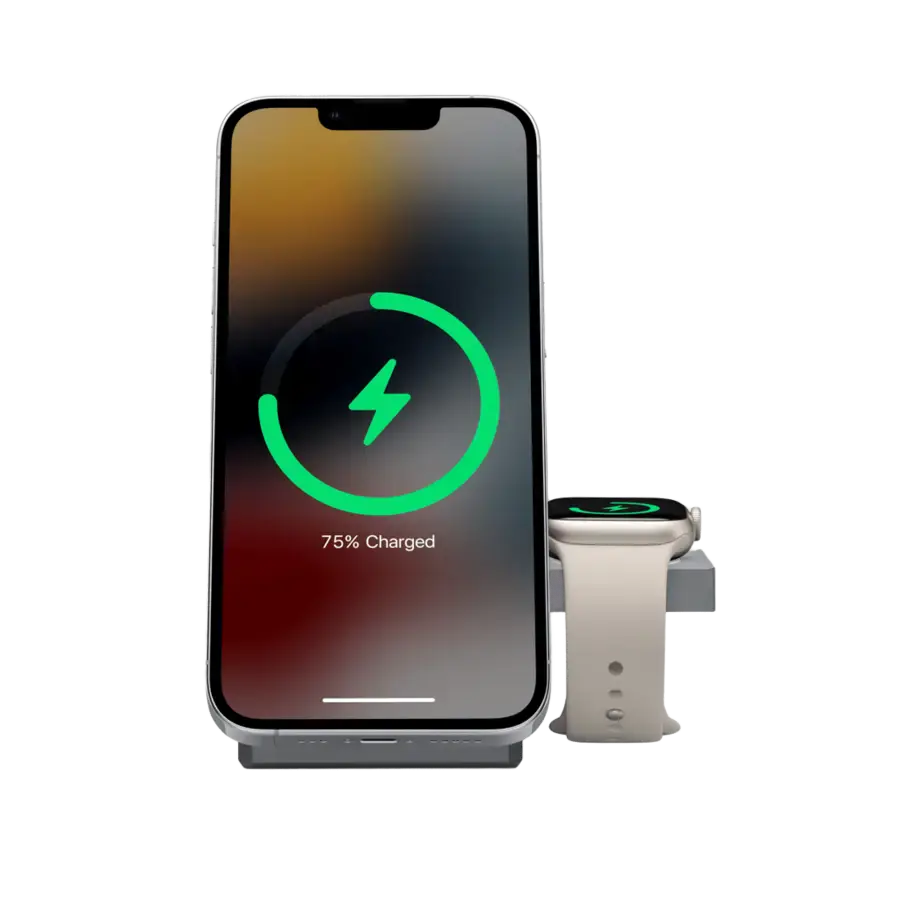 Док-станція Anker 3-in-1 Cube with Qi2 – Gray (Y1811G11) EU Plug