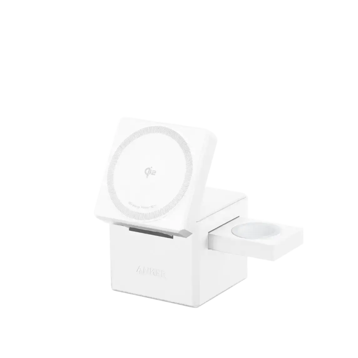 Док-станция Anker 3-in-1 Cube with Qi2 – White (Y1812H21) US Plug