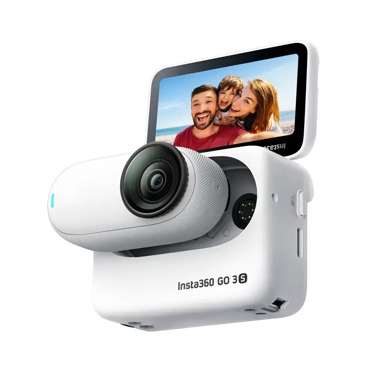 Экшн-камера Insta360 GO 3S 64GB Standard Bundle - White Arctic (CINSAATA_GO3S06)