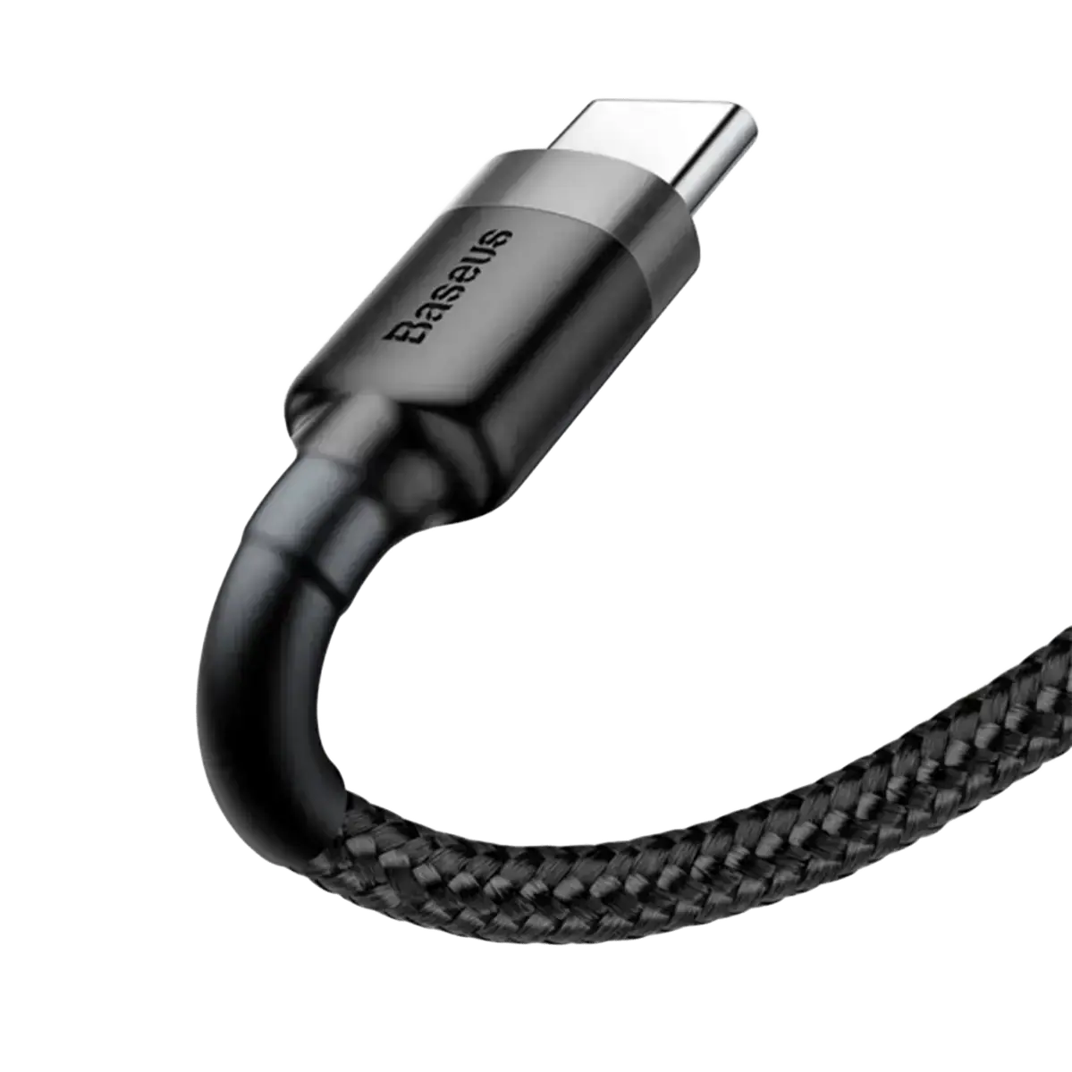 Кабель Baseus Cafule Cable USB For Type-C 1m - Gray/Black (CATKLF-BG1)