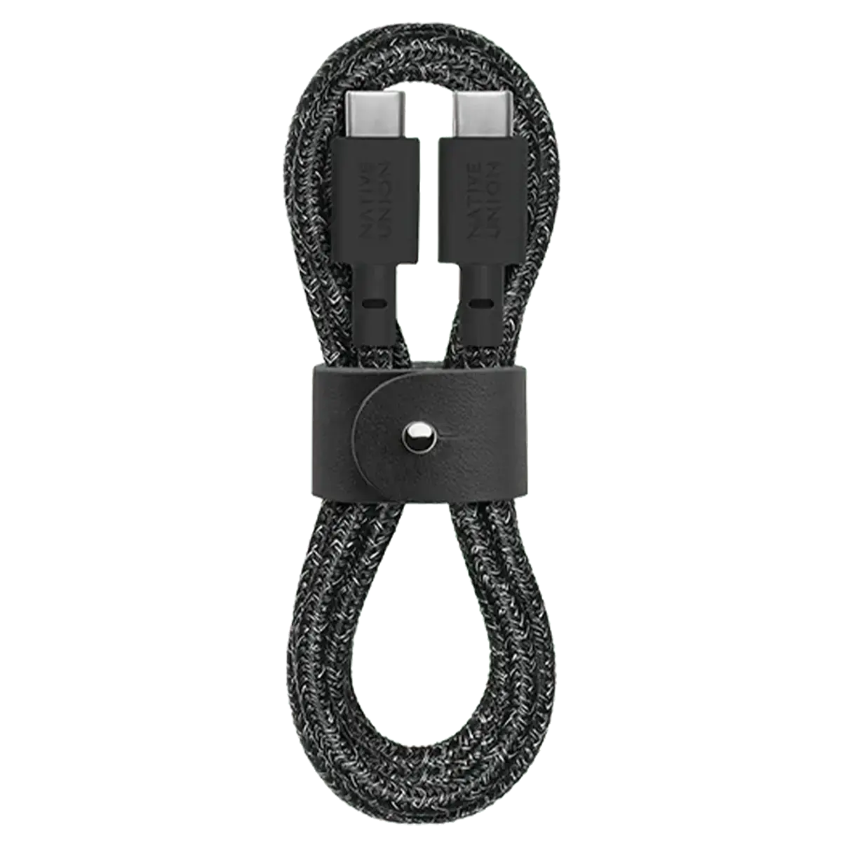 Кабель Native Union Belt XL Cable USB-C to USB-C Cosmos Black [3 m] (BELT-XL-C-COS-3-NP)