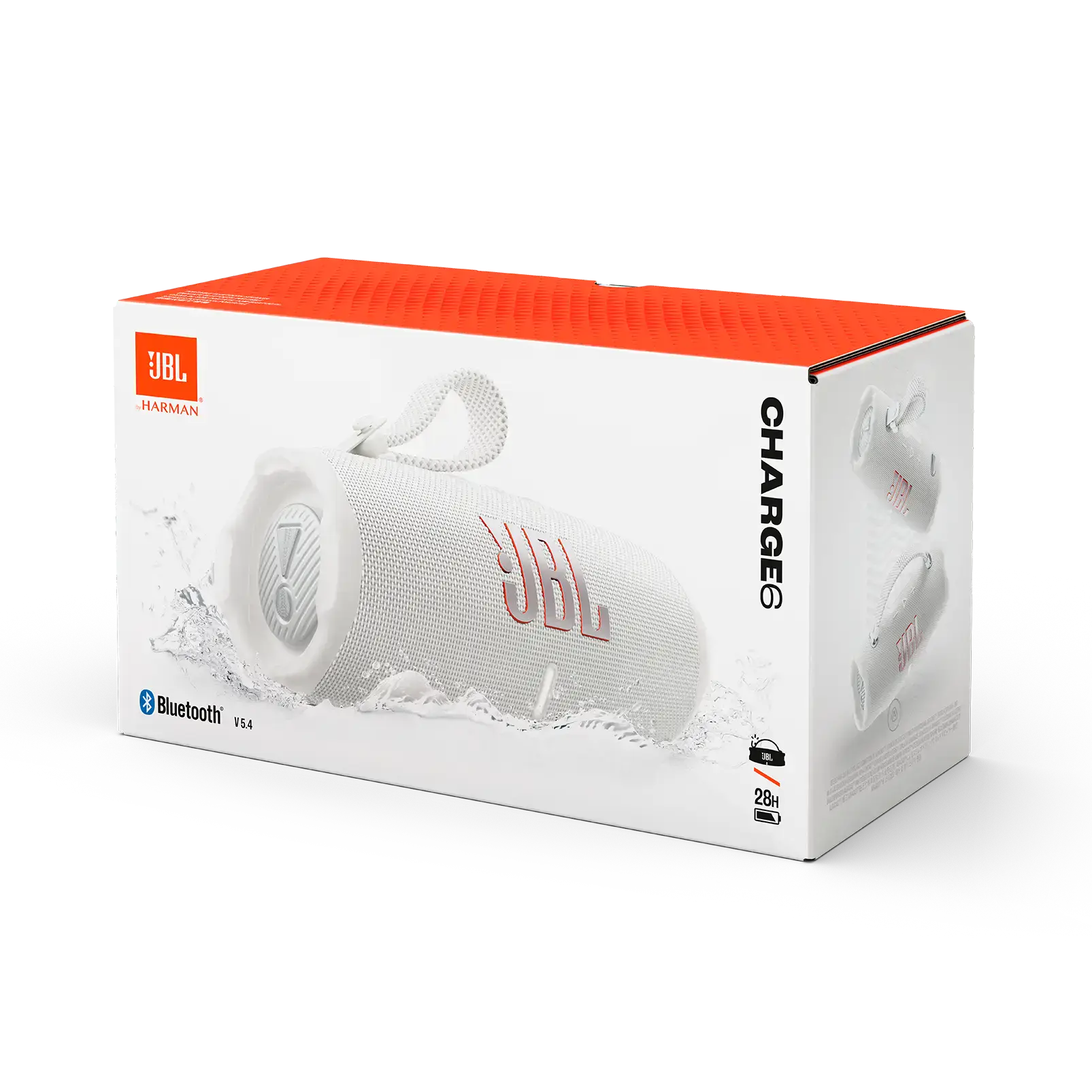 Колонка JBL Charge 6 - White (JBLCHARGE6WHT)