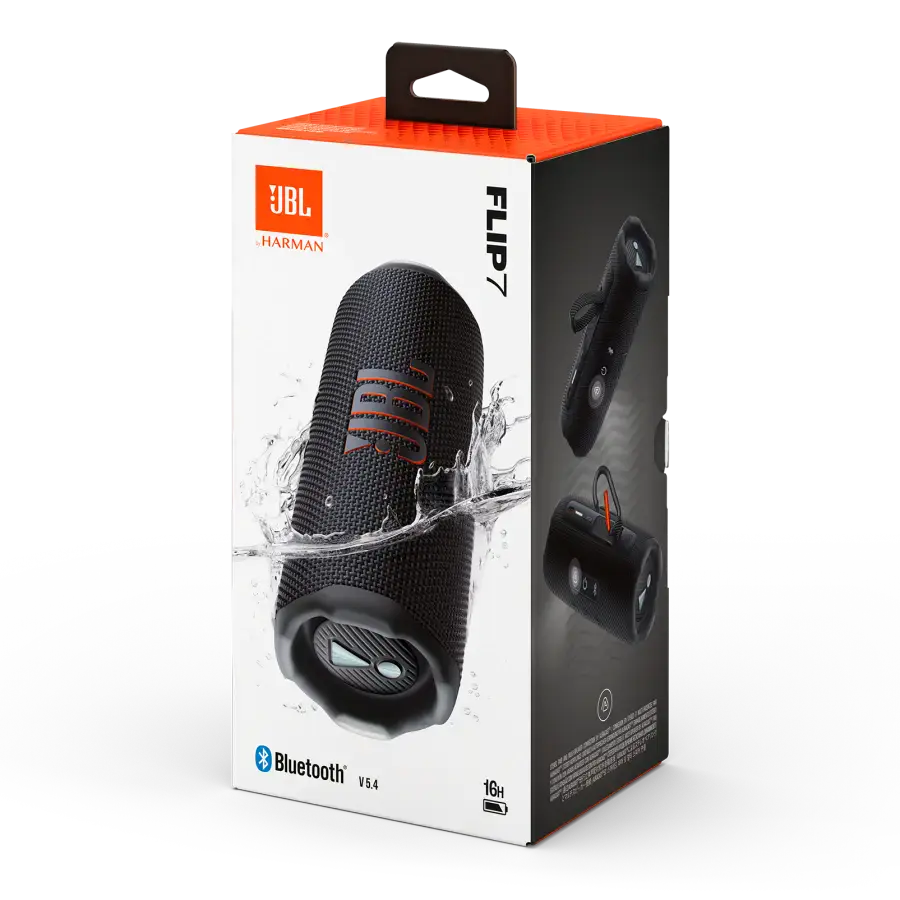 Колонка JBL Flip 7 - Black (JBLFLIP7BLK)