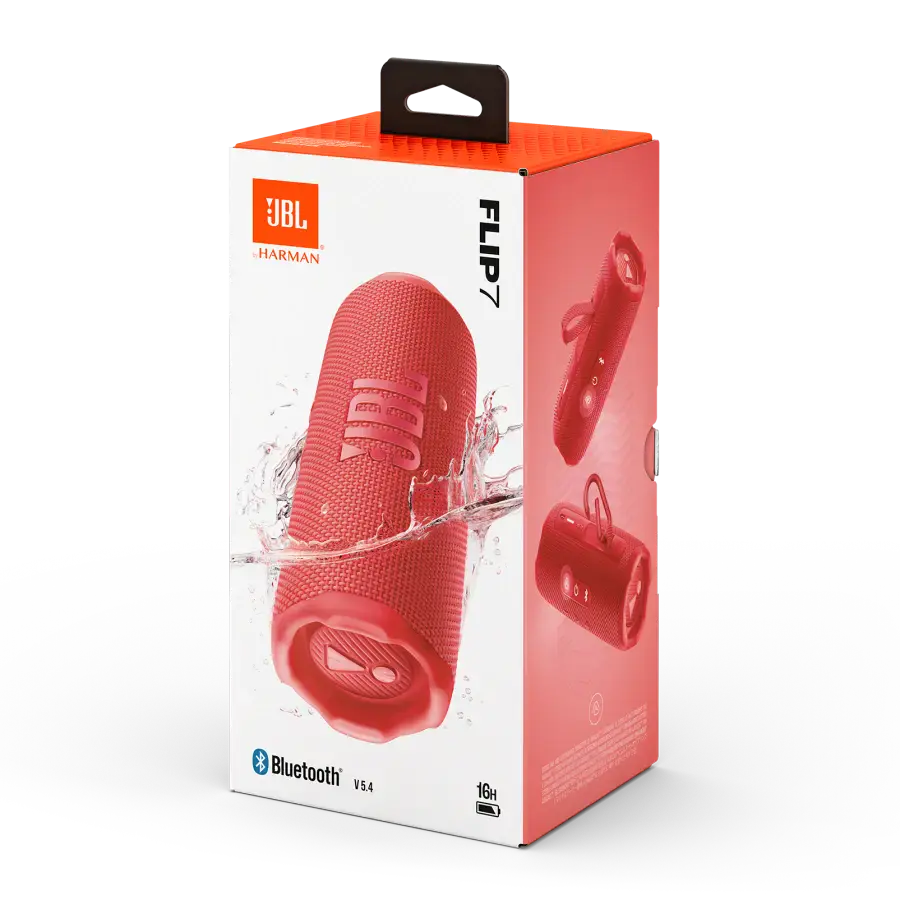 Колонка JBL Flip 7 - Red (JBLFLIP7RED)