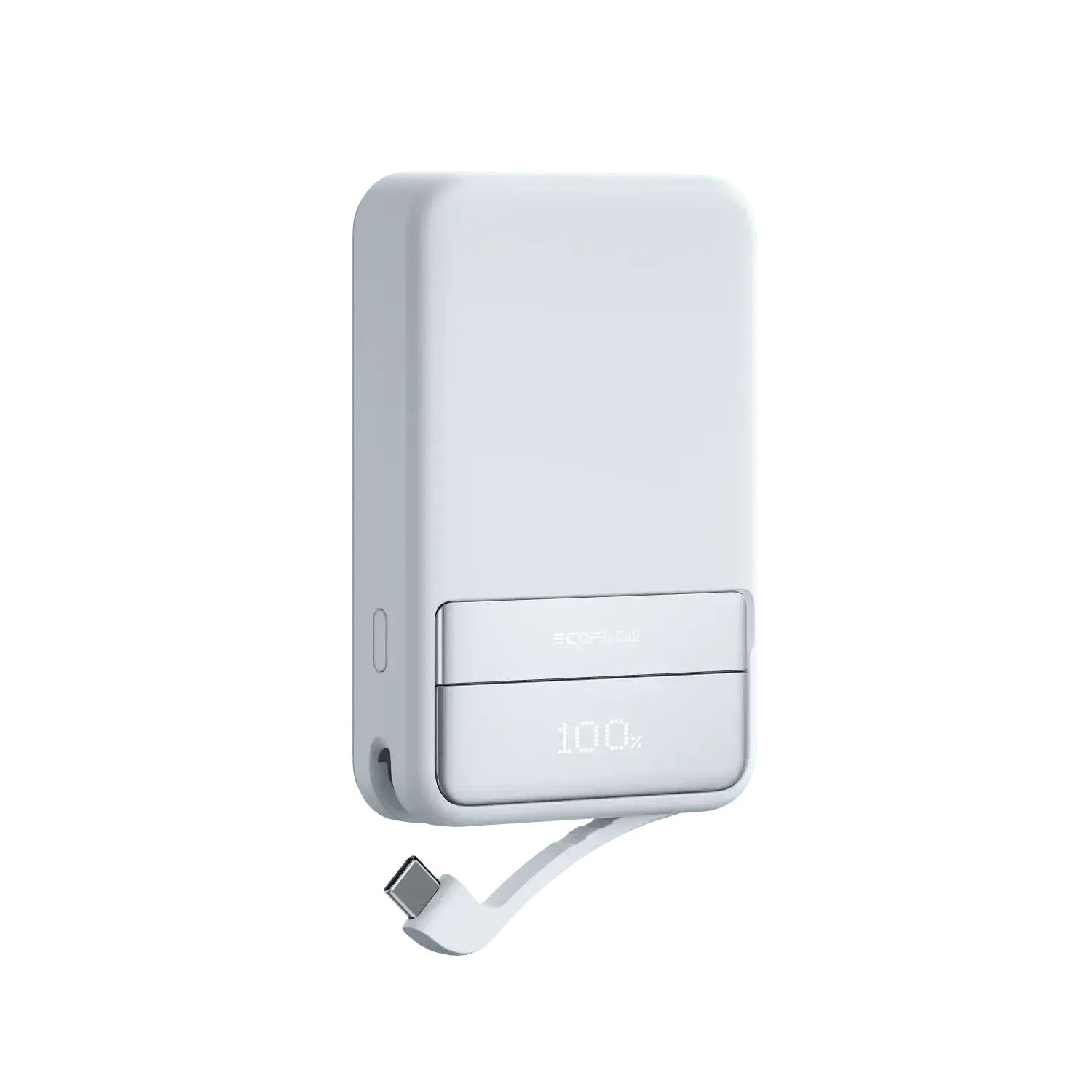 Магнитный павербанк с подставкой EcoFLow RAPID Magnetic Power Bank 10000mAh Qi2 - Light Blue