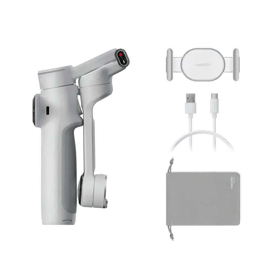 Монопод-стабилизатор для смартфона Insta360 Flow 2 Pro [Standard Bundle] - Stone Gray (CINSABQB-G)