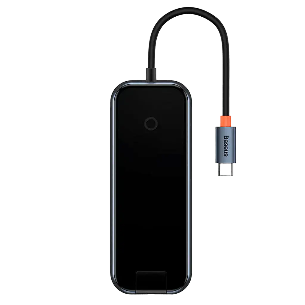Мультипортовий адаптер USB-Hub Baseus AcmeJoy 5-Port Type-C HUB Adapter - Dark Gray (WKJZ010113)