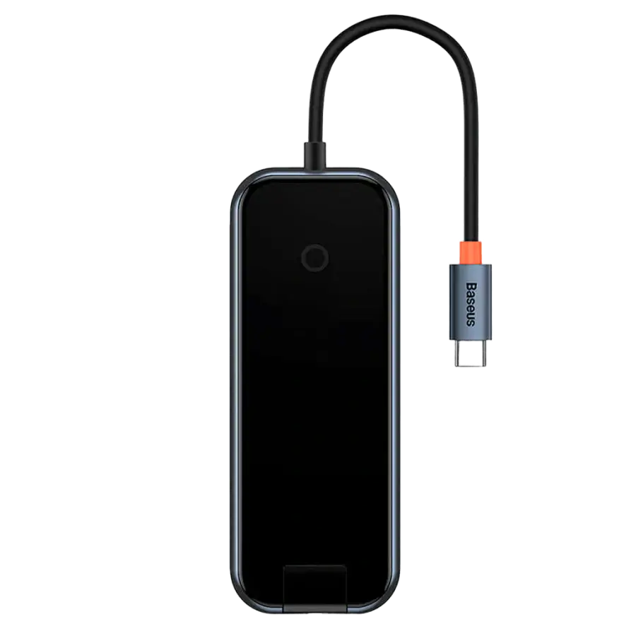 Мультипортовий адаптер USB-Hub Baseus AcmeJoy 5-Port Type-C HUB Adapter - Dark Gray (WKJZ010113)