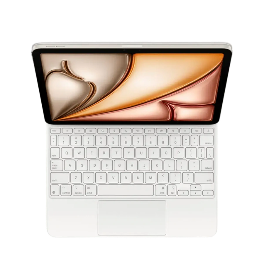 Чехол-клавиатура Apple Magic Keyboard для iPad Air 11" [M2-M4] & iPad Air [4th and 5th generation] - White - US English (MDFV4)