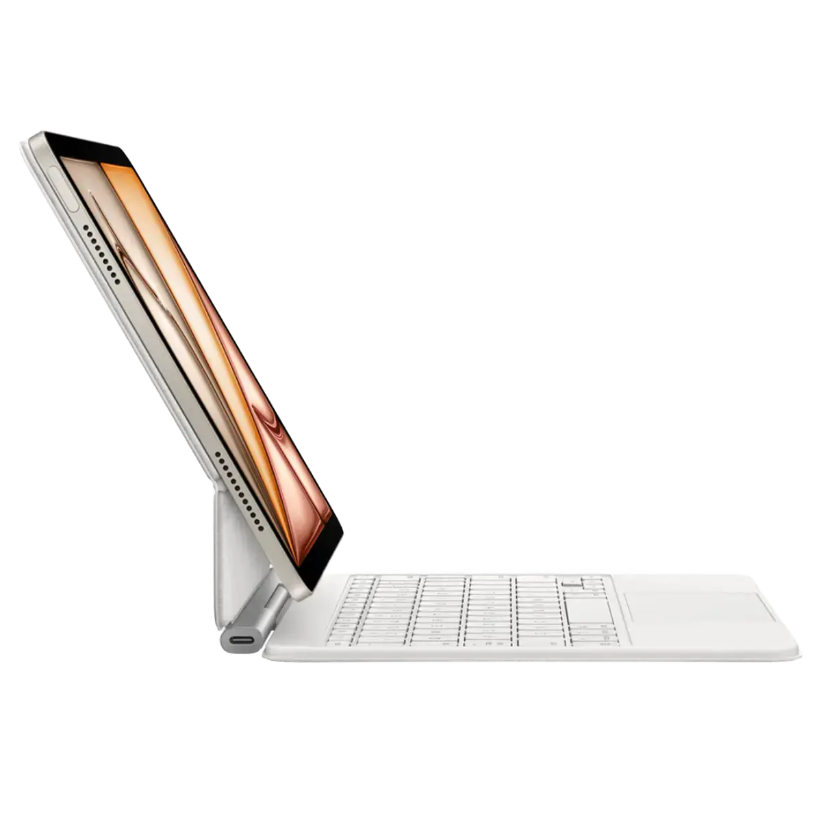 Чехол-клавиатура Apple Magic Keyboard для iPad Air 13" [M3 and M2] - White - German (MDFW4D/A)