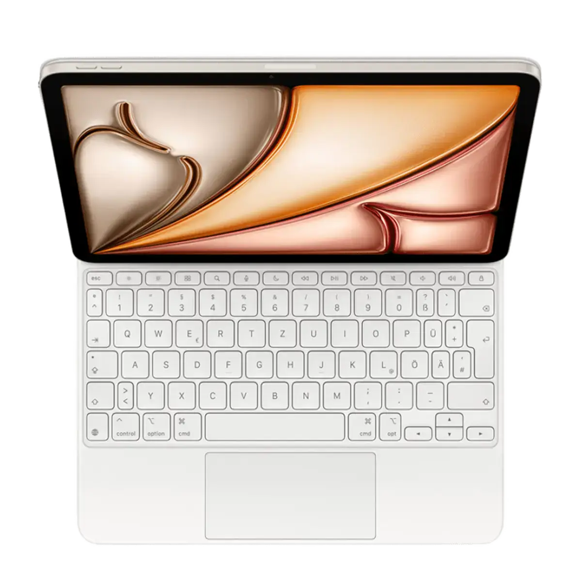Чехол-клавиатура Apple Magic Keyboard для iPad Air 13" [M3 and M2] - White - German (MDFW4D/A)