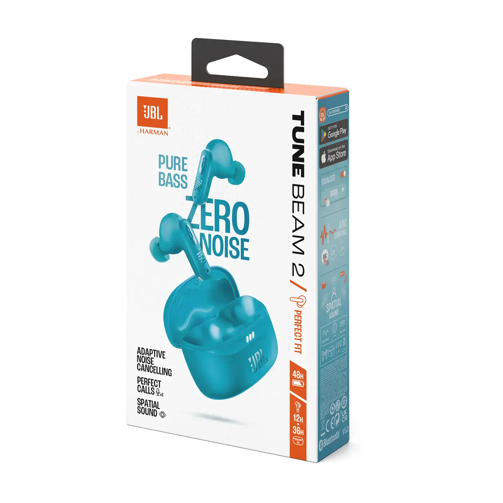 Навушники JBL Tune Beam 2 - Turquoise (JBLTBEAM2TQE)