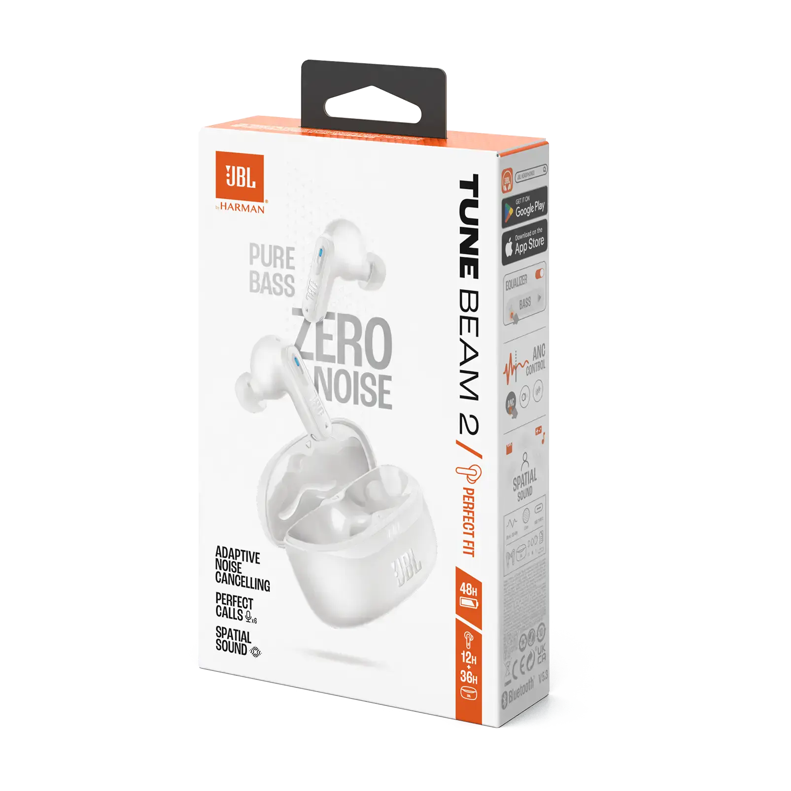 Наушники JBL Tune Beam 2 - White (JBLTBEAM2WHT)