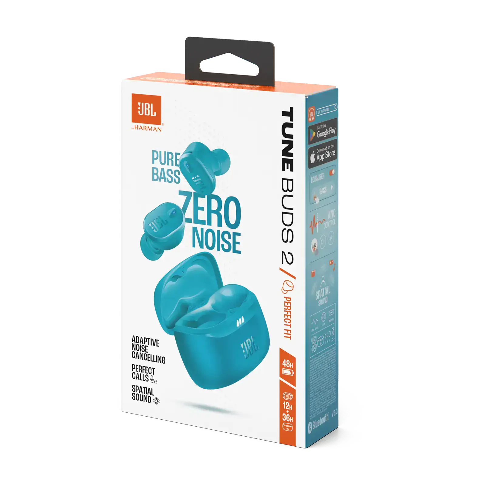 Навушники JBL Tune Buds 2 - Turquoise (JBLTBUDS2TQE)