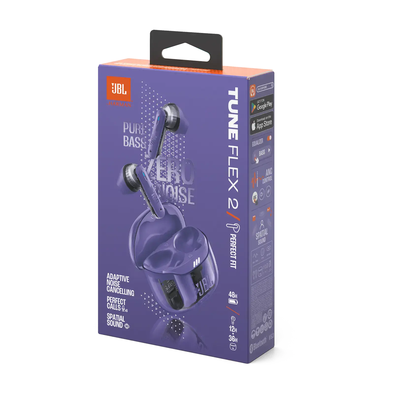 Навушники JBL Tune Flex 2 Ghost Edition - Ghost Mauve (JBLTFLEX2GMAE)