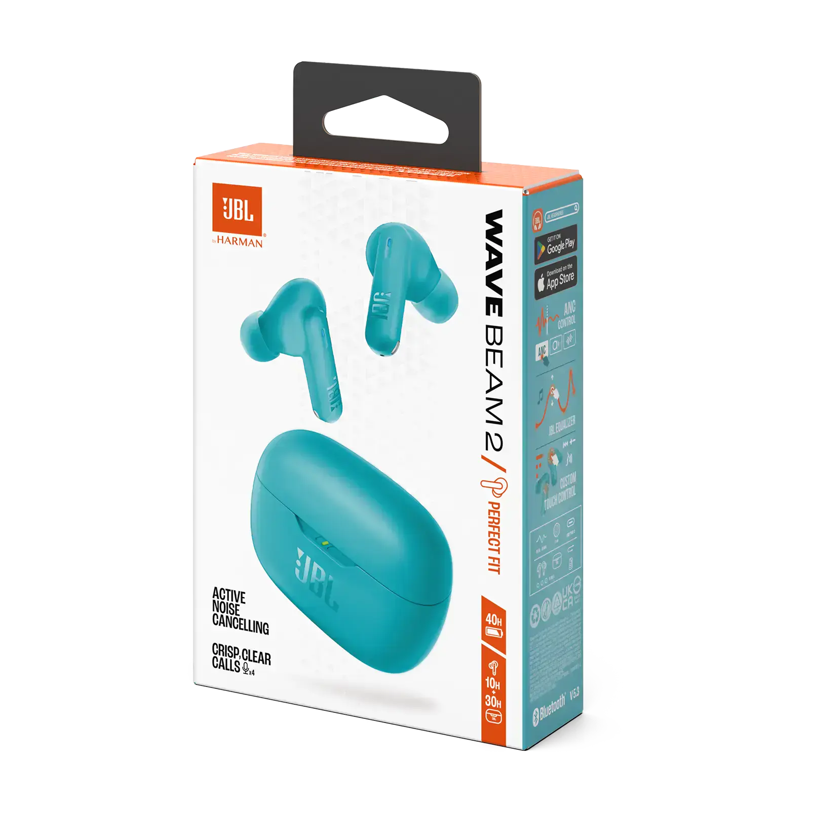Навушники JBL Wave Beam 2 - Blue (JBLVBEAM2BLU)