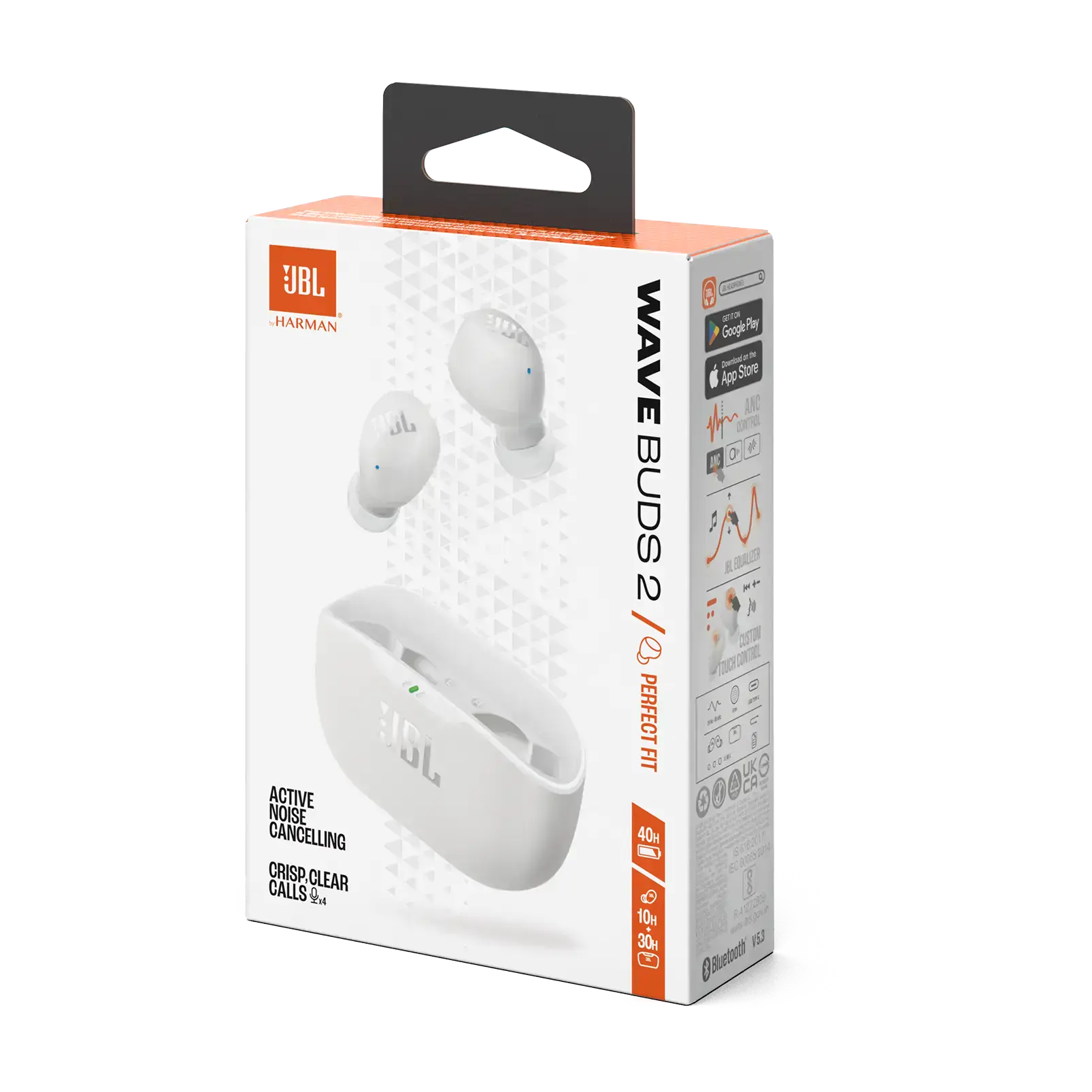 Навушники JBL Wave Buds 2 - White (JBLWBUDS2WHT)