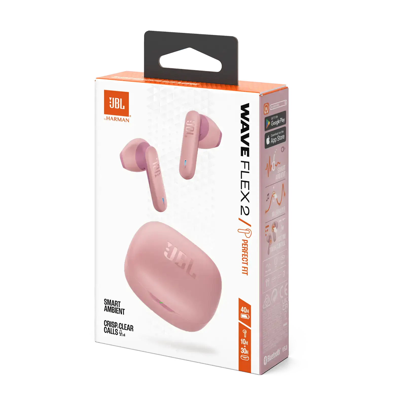 Навушники JBL Wave Flex 2 - Pink (JBLWFLEX2PIK)