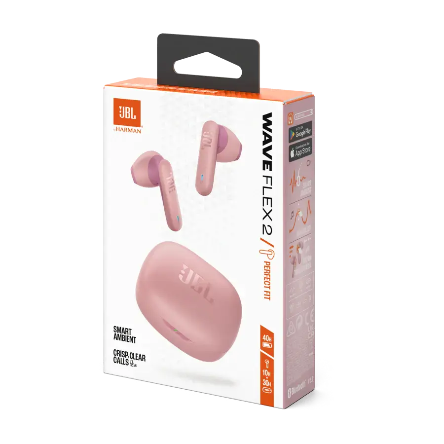 Навушники JBL Wave Flex 2 - Pink (JBLWFLEX2PIK)