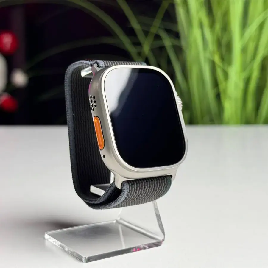 NEW NO BOX Годинник Apple Watch Ultra 2 GPS + Cellular 49mm Titanium Case with Blue/Black Trail Loop - S/M (MRF53)