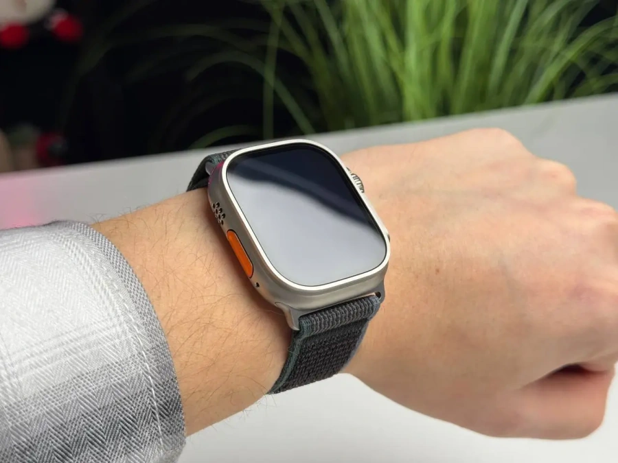 NEW NO BOX Годинник Apple Watch Ultra 2 GPS + Cellular 49mm Titanium Case with Blue/Black Trail Loop - S/M (MRF53)