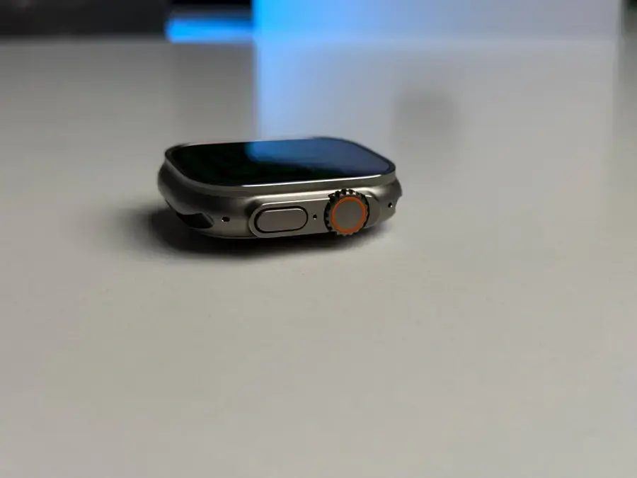 OPEN BOX Apple Watch Ultra 2 2024 GPS + Cellular 49mm Natural Titanium Case with Navy Ocean Band (MX4D3)