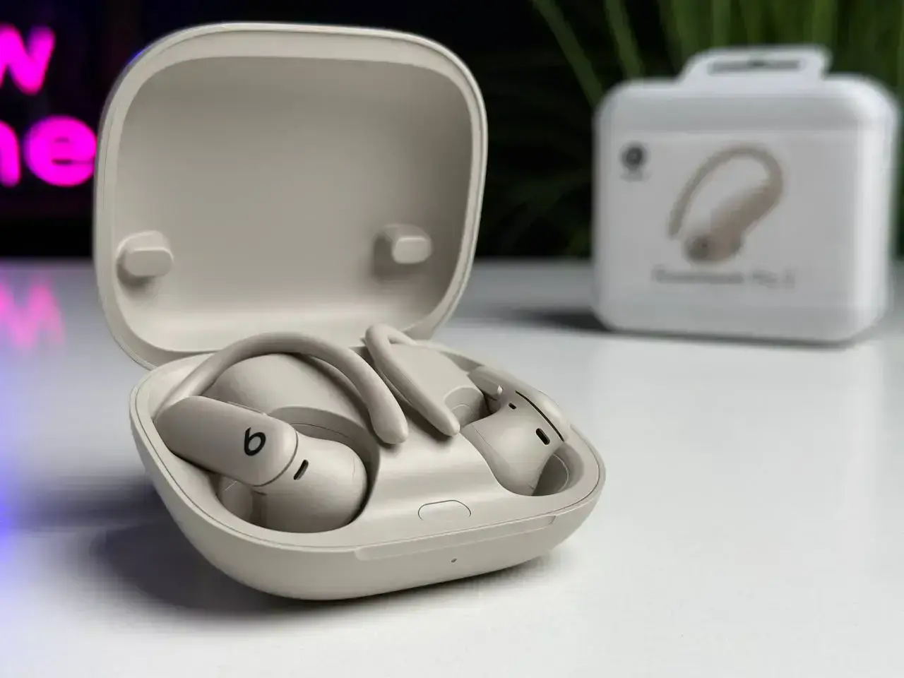 OPEN BOX Beats Powerbeats Pro 2 — High-Performance Earbuds — Quick Sand (MX733)