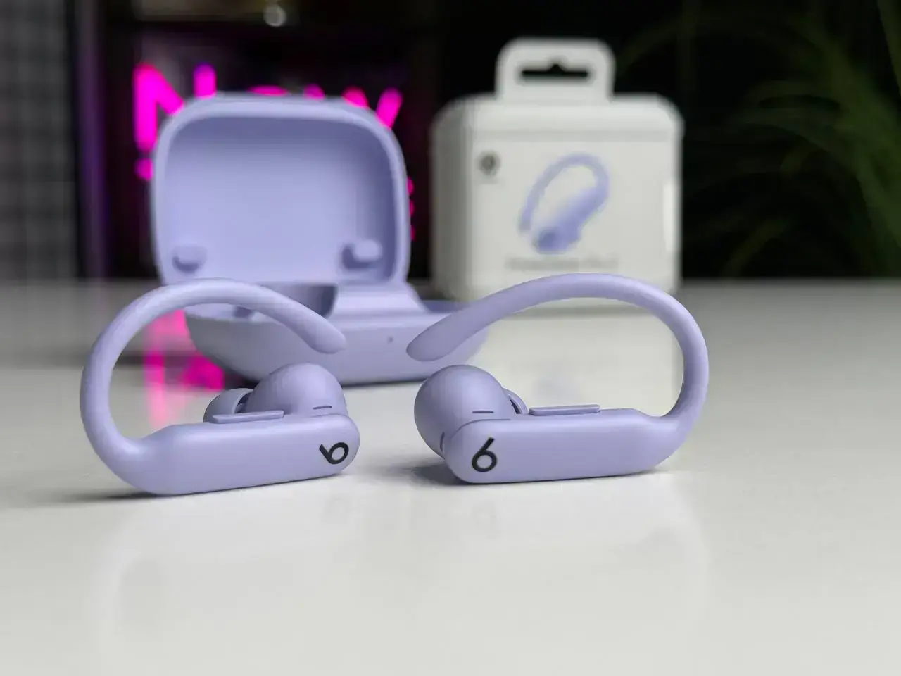 OPEN BOX Наушники Beats Powerbeats Pro 2 — High-Performance Earbuds — Hyper Purple (MX753)