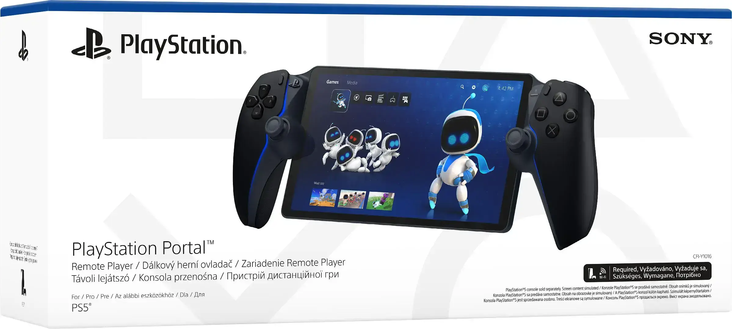Пристрій для дистанційної гри Sony PlayStation Portal Remote Player - Midnight Black (1000045051)