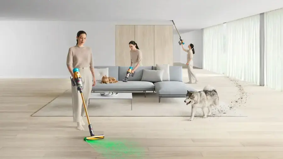 Пилосос Dyson V12 Detect Slim - Yellow/Nickel (447625-01)