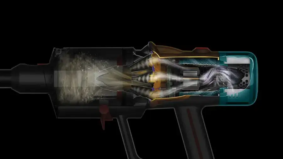 Пилосос Dyson V12 Detect Slim - Yellow/Nickel (447625-01)