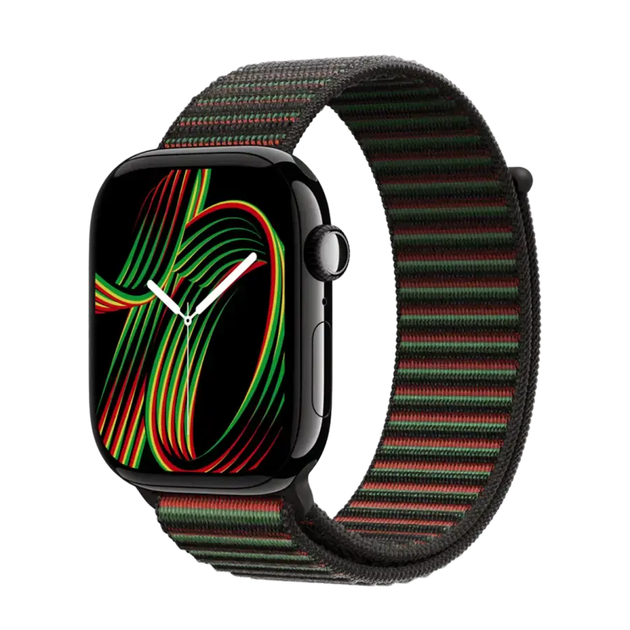 Ремінець Apple Black Unity Sport Loop для Apple Watch 44/45/46/49mm - Unity Rhythm (MDF54)